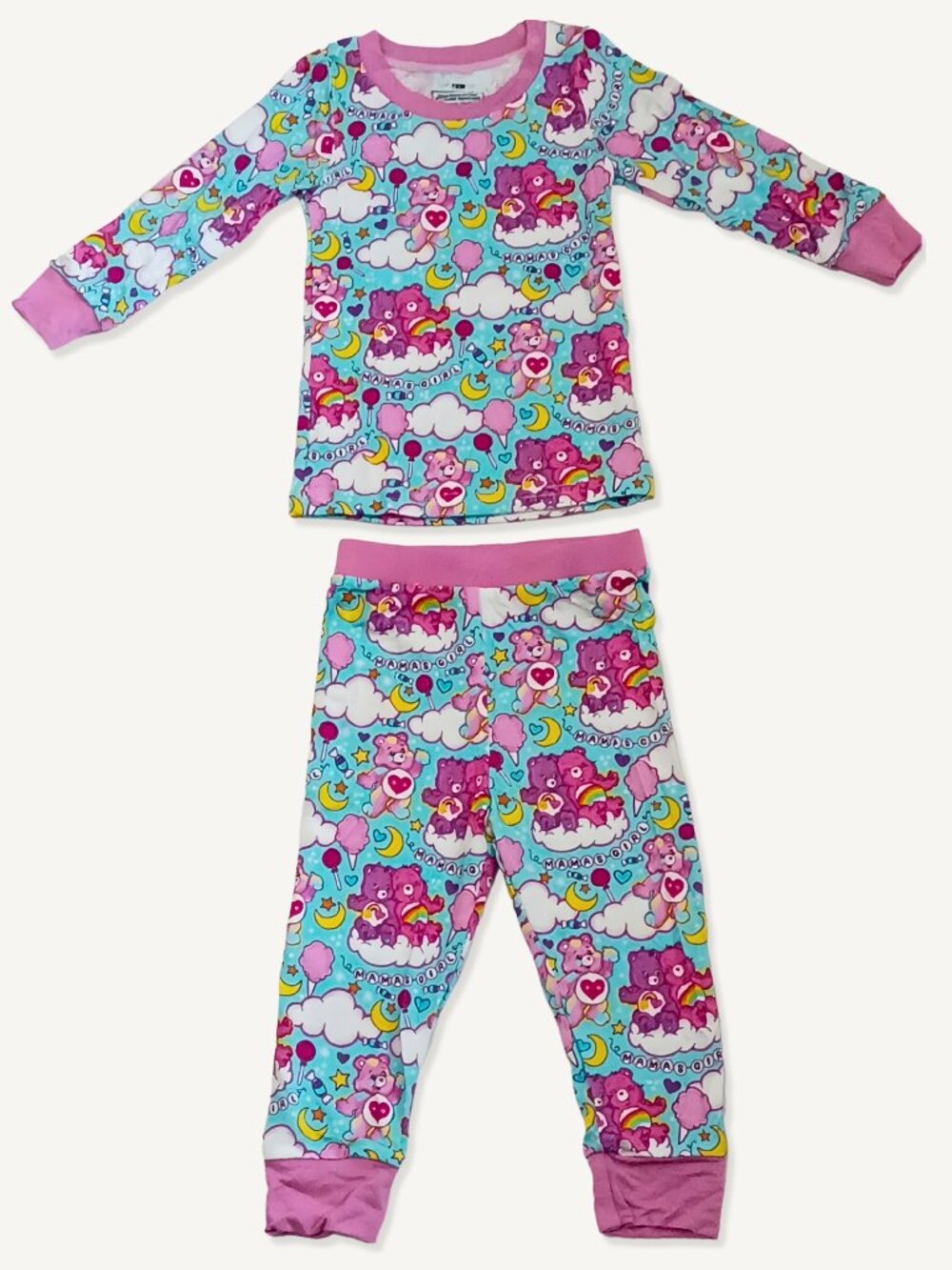Bamboo Sweet Dreams Colorful Bear 2 Piece Pajama Set 12M | Soft Stretch